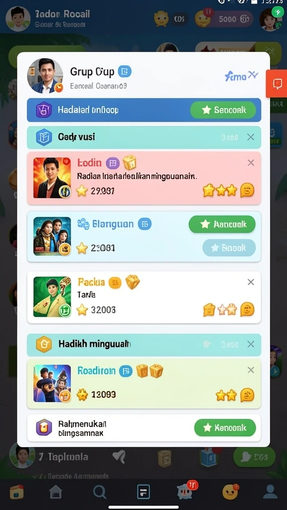 Tampilan antarmuka yang ramah pengguna.