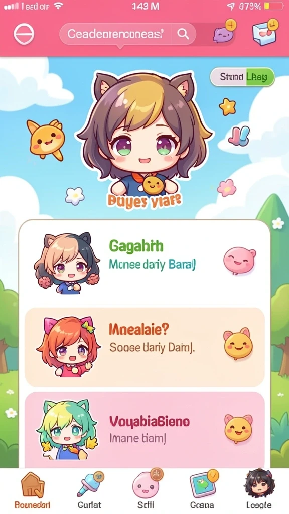 Ilustrasi leaderboard yang menunjukkan peringkat pemain.