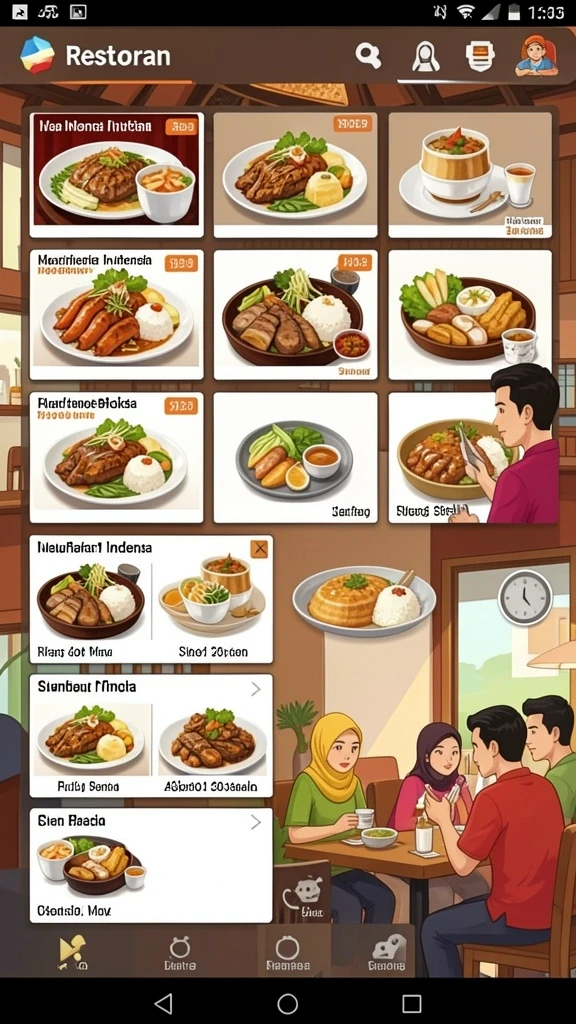 Tampilan menarik dengan desain antarmuka yang user-friendly.