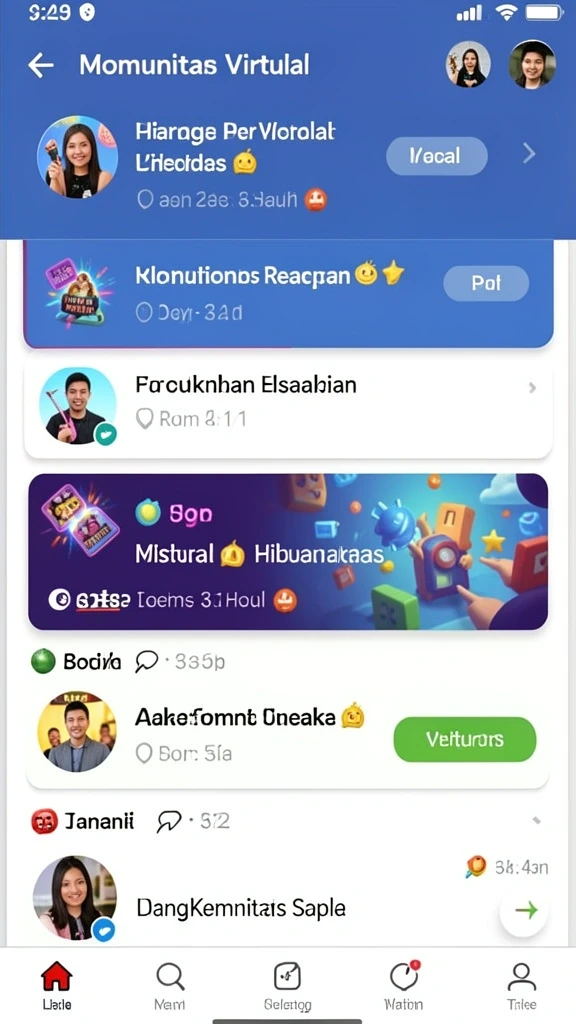 Screenshot menunjukkan mode multiplayer dengan banyak pemain.