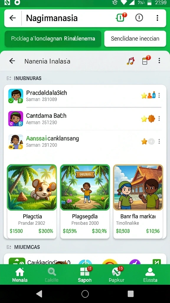 Tampilan grafis yang menakjubkan saat bermain.