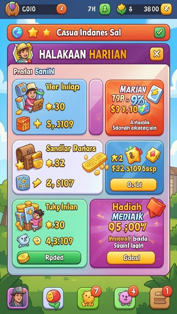 Tampilan utama permainan CAKRA777 yang menarik.