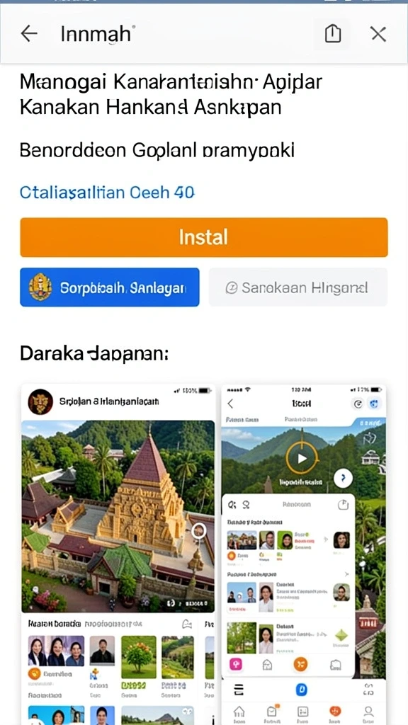 Tampilan menarik dari antarmuka pengguna CINA365.
