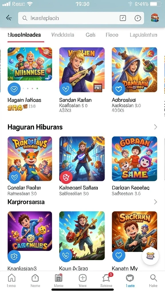 Grafik yang memukau dan penuh warna.