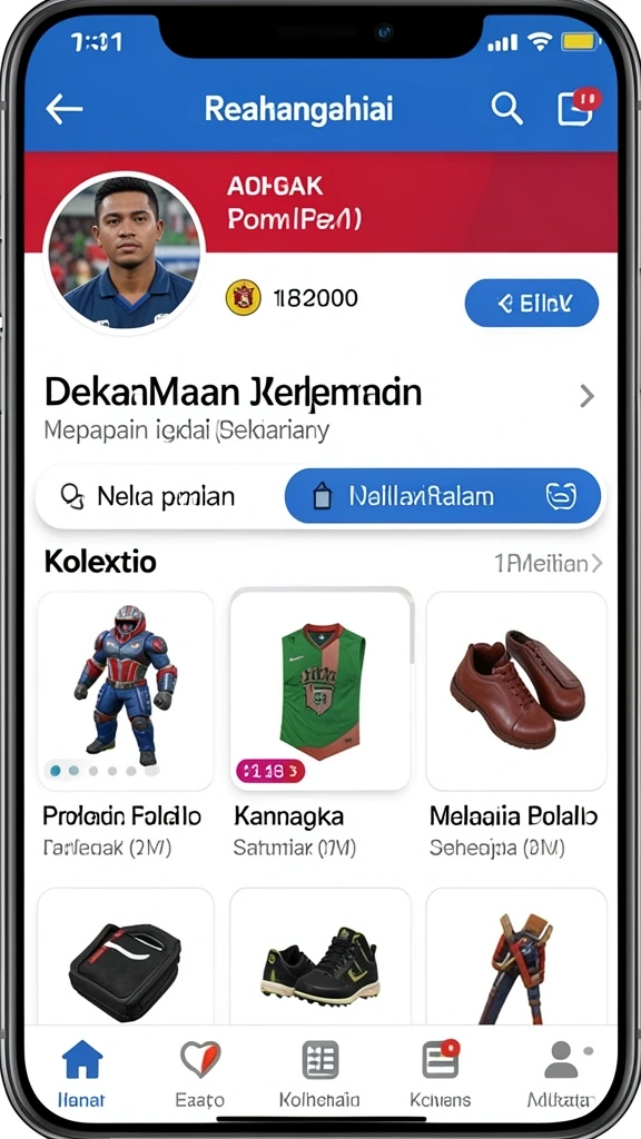 Menu pilihan yang mudah diakses dan intuitif.