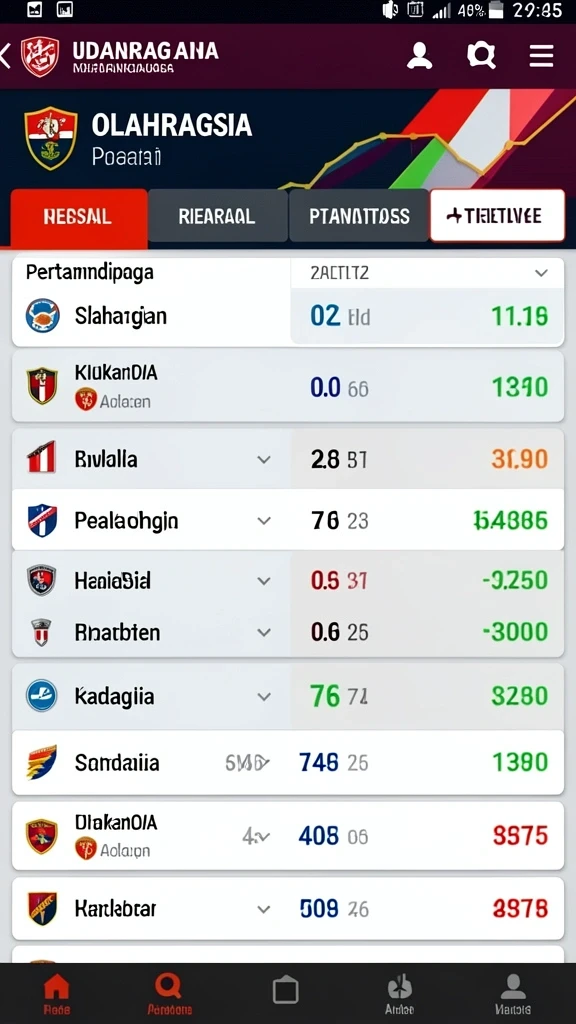 Tampilan menu utama yang menarik dan mudah dinavigasi.