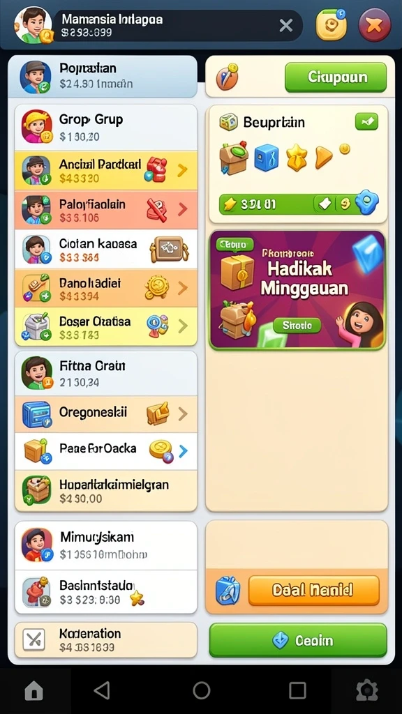 Aksi seru dalam laga epik melawan musuh.