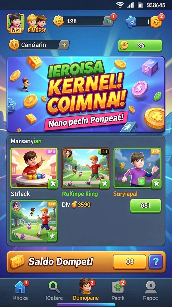 Tantangan seru di setiap level yang membuat permainan semakin menarik.