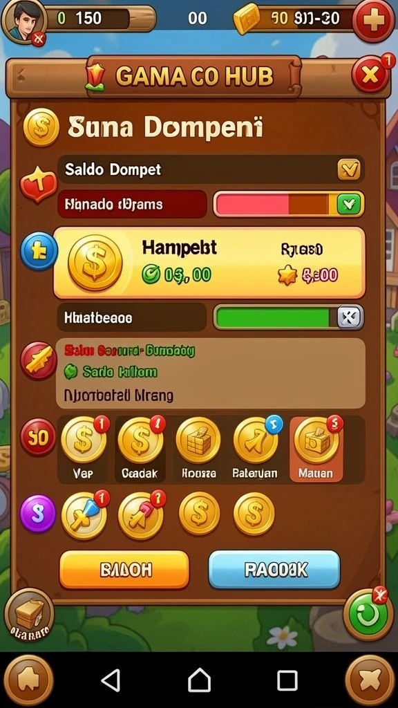 Tantangan seru di setiap levelnya.