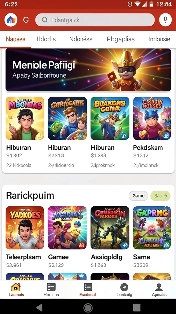 Tampilan antarmuka yang bersih dan menarik.
