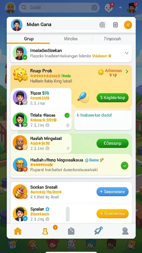 Sistem hadiah yang membuat bermain semakin memuaskan.