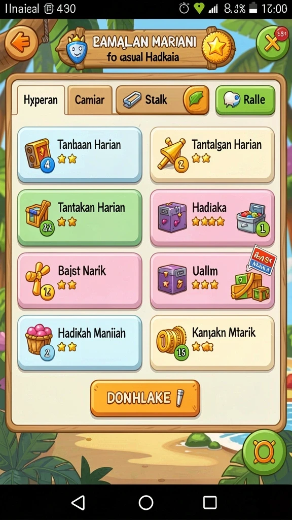 Tampilan antarmuka yang menarik dan user-friendly.