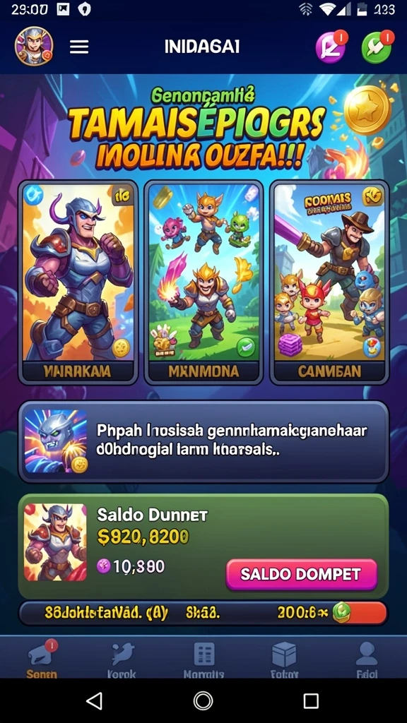 Tampilan Level Pertama yang Menarik.