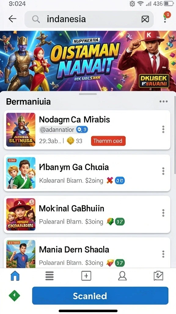 Screenshot menampilkan grafis yang menawan dari permainan dengan efek suara yang menarik.
