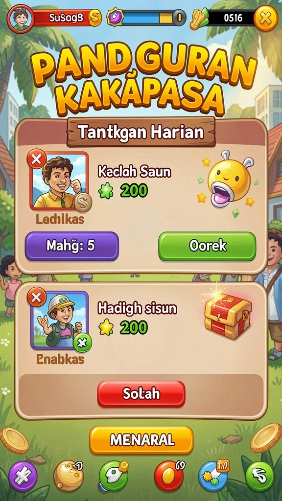 Tampilan antarmuka yang ramah pengguna dan menarik.