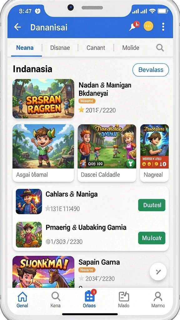 Tantangan menarik dalam setiap level yang dimainkan.