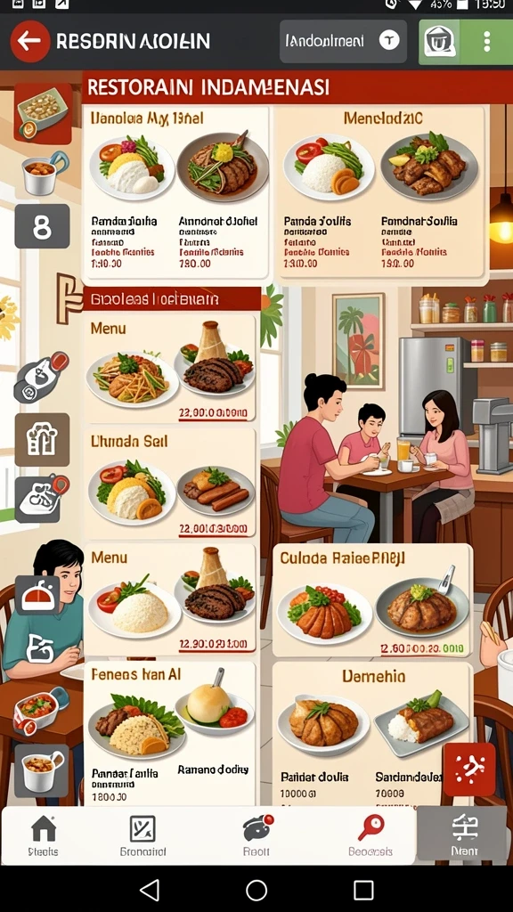 Tampilan antarmuka yang menarik dan mudah dinavigasi.