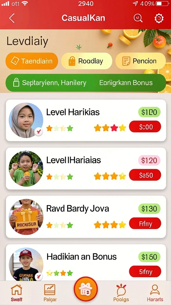 Tampilan antarmuka yang ramah pengguna.