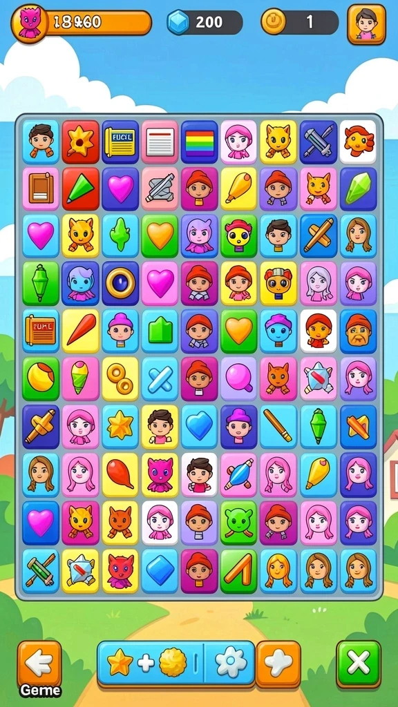 Tampilan berwarna-warni dari gameplay yang mengasyikkan.
