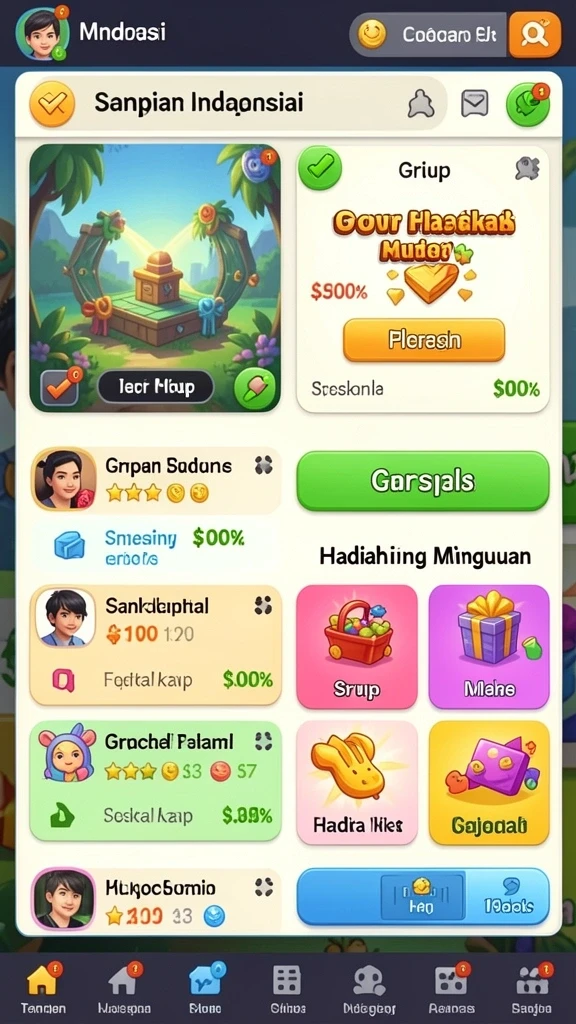 Tampilan antarmuka pengguna yang sederhana dan menarik.