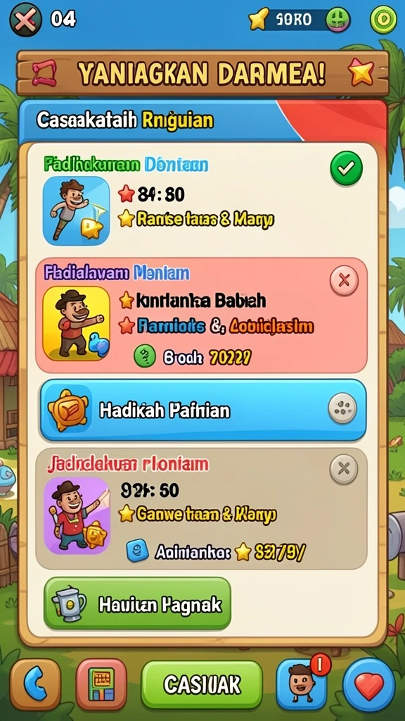 Tampilan antarmuka yang modern dan menarik.