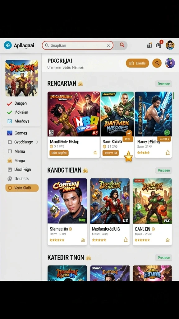 Misi harian yang memberikan reward menarik setiap hari.