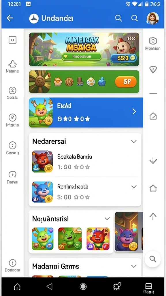 Tampilan antarmuka yang menarik dan user-friendly.