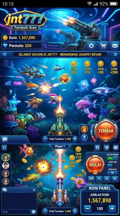 jnt777 — layar beranda